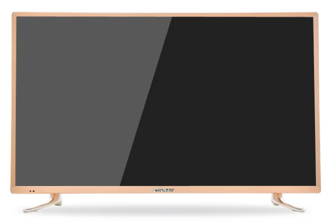 50‘’ inch TV Gold color frame wifi iptv LED television TV