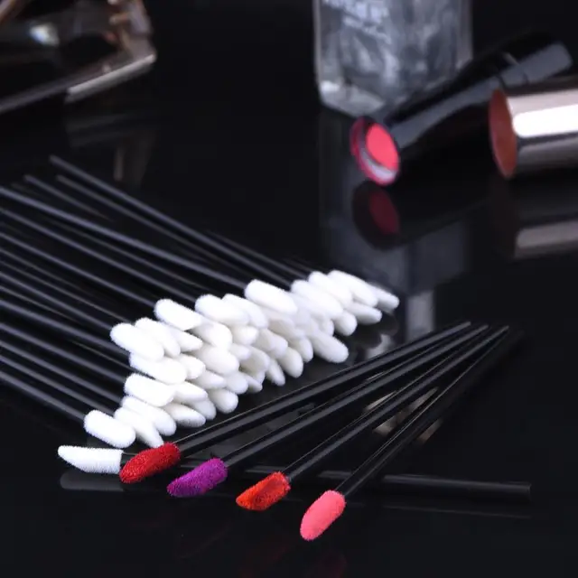 500 1000 PCS Disposable Lip Brush Women Accessories Wholesale Lipstick Gloss Wands Applicator Perfect Best Make