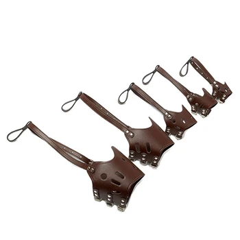 

Anti Barking Stop Chewing Dog Muzzle for Small Large Dogs Adjustable Pet Mouth Muzzles for Dogs PU Straps Dog Accessories