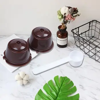 

New 2 x Reusable Coffee filter cup for DOLCE GUSTO Machines