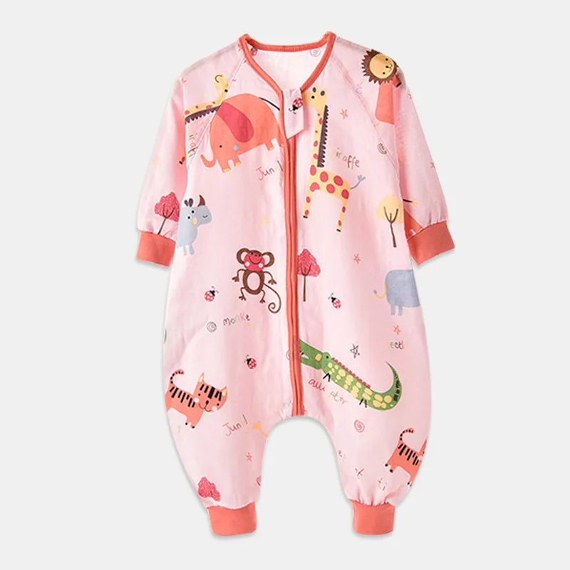 New Newborn Cute Cartoon Sleeping Bag Infant Long Sleeve Stroller Bed Swaddle Blanket Wrap Bedding Children's Warm Sleeping Bag