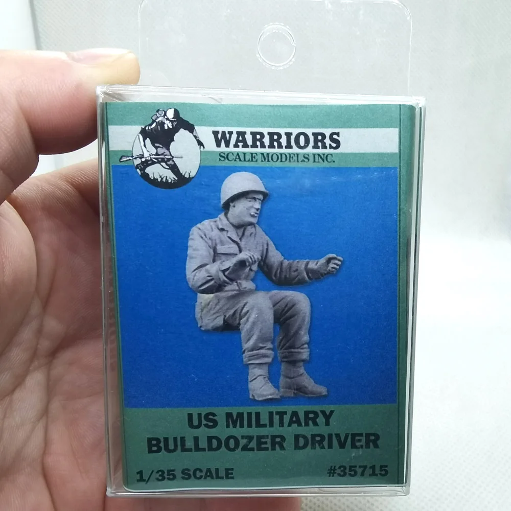 1/35 Scale US Military Bulldozer Driver Warriors #35715 Resin Model Unassembled Uncolored Wholesale Drop Shipping 2