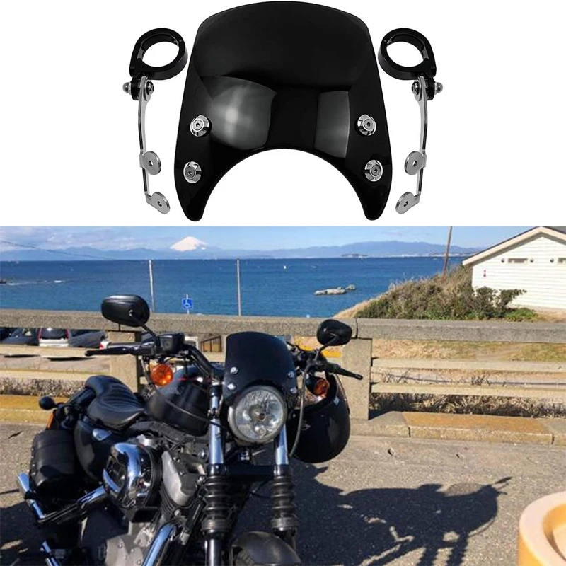 Лобовое стекло мотоцикла для Sportster XL 883 1200 модели 2004-2019 39 мм-41 мм |