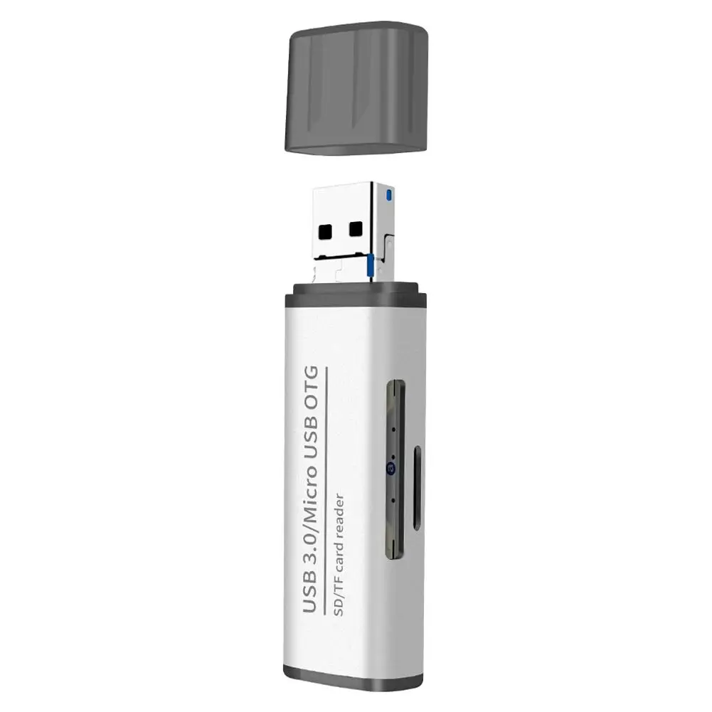 USB 3,0 высокоскоростной TF SD кард-ридер SDHC SDXC MMC OTG Android адаптер кардридер Micro SD/TF CF MS Microsd Ридеры