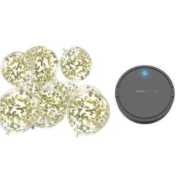 

2 Set Accessories: 1 Set 12-Inch Confetti Balloon Set for Weddings & 1 Set Automatic Sweeping Robot Vacuum Cleaner