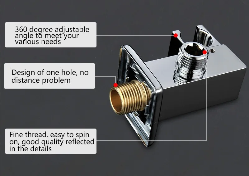 Держатели для душа, регулируемое сиденье для душа, душевая стойка, аксессуары для душа, ручной Латунный настенный кронштейн, фиксированная база