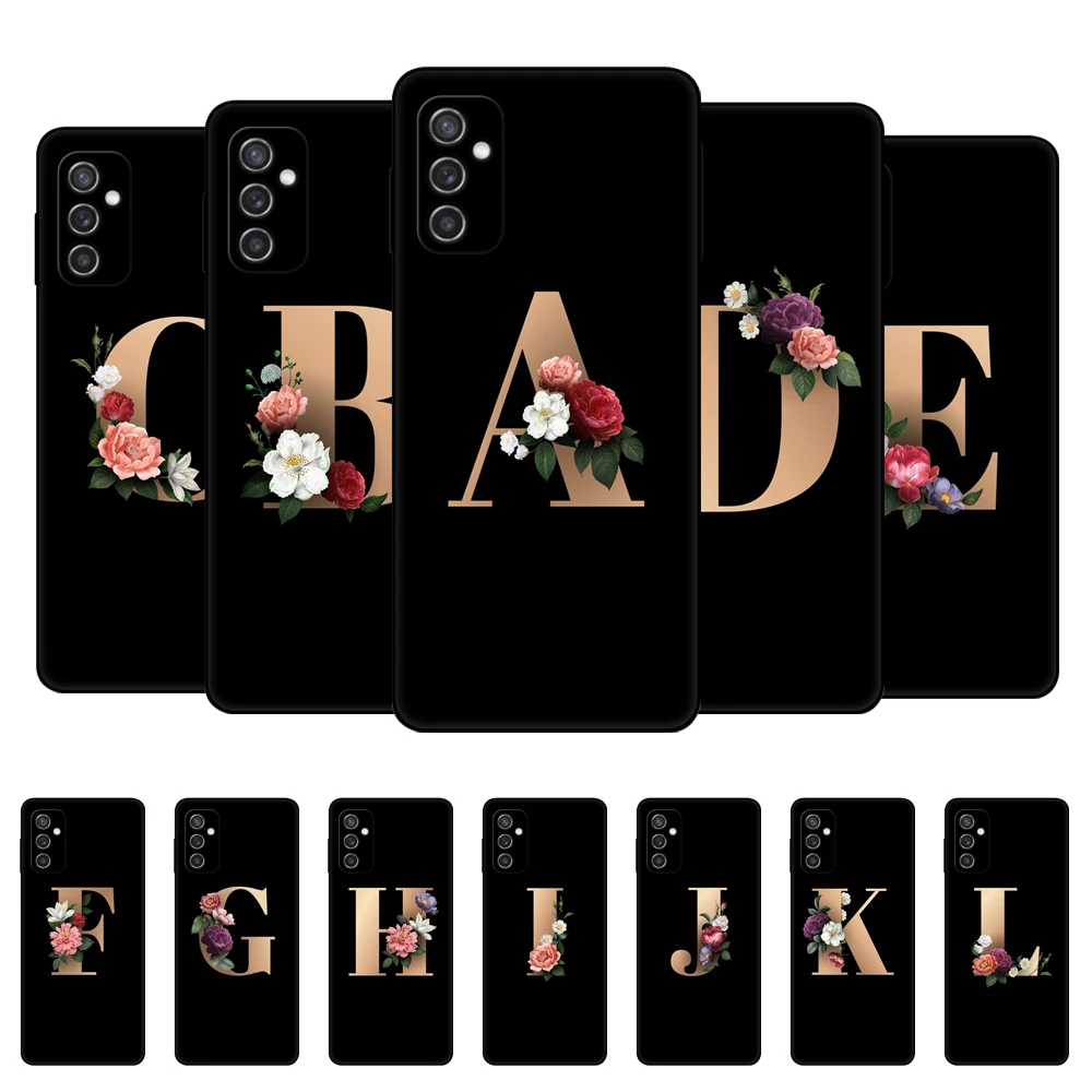 Per Samsung M52 5G Custodia Cover Per Samsung Galaxy M52 5G Galaxy M52 M 52 M526 Custodia 6.7 Pollici Custodia In Tpu Nero Divertente Nome Personalizz