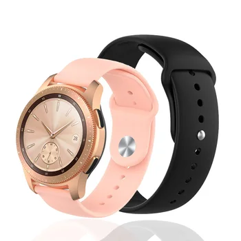 

Sport watch band For Samsung Galaxy watch Active 2 42 46 mm band 18mm 20mm 22mm silicone strap For Huami Amazfit GTR smart watch