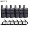 RETEVIS RT19/RT619 Walkie Talkie 6PCS PMR Radio FRS/PMR446 VOX Scrambler Frequency Hopping Two Way Radio Transceiver Comunicador ► Photo 1/6