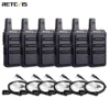 RETEVIS Walkie Talkie 6 PCS PMR Radio FRS/PMR446 Two Way Radio  RT19/RT619 Transceiver Comunicador for Hotel Hunting Restaurant 1