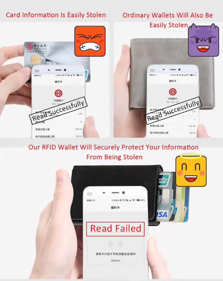 RFID Блокировка Мужской кредитный держатель для карт минималистичный кошелек смарт-банк чехол для id карты кожаный металлический алюминиевый держатель для карт защитная сумка