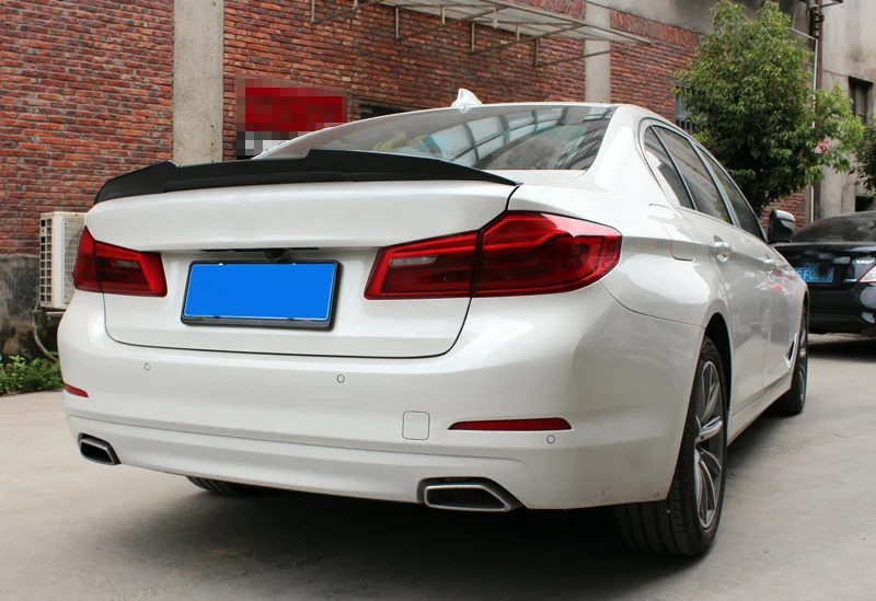 P M стильный спойлер из углеродного волокна подходит для BMW 5 Series G30 G38 F90 M5|Спойлеры