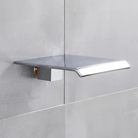 Chrome/Brushed Golden/Black Bathtub Faucet Waterfall Nozzle Faucet Replacement Piece Bath Basin Faucet Single Water-Tap New Hot 2