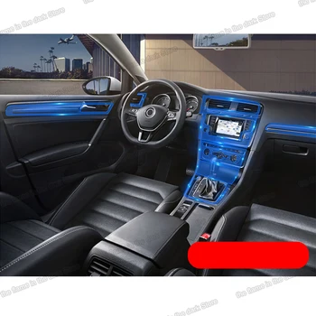 

Lsrtw2017 TPU Car Interior Central Control gear anti-scratch Protective Film for volksagen golf 2018 2019 mk7 mk 7 vw