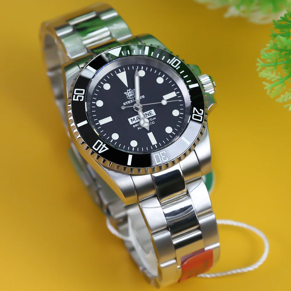 Часы STEELDIVE 1954 Sea 200m Diver автоматические оригинальные NH35 сапфировые Кристальные