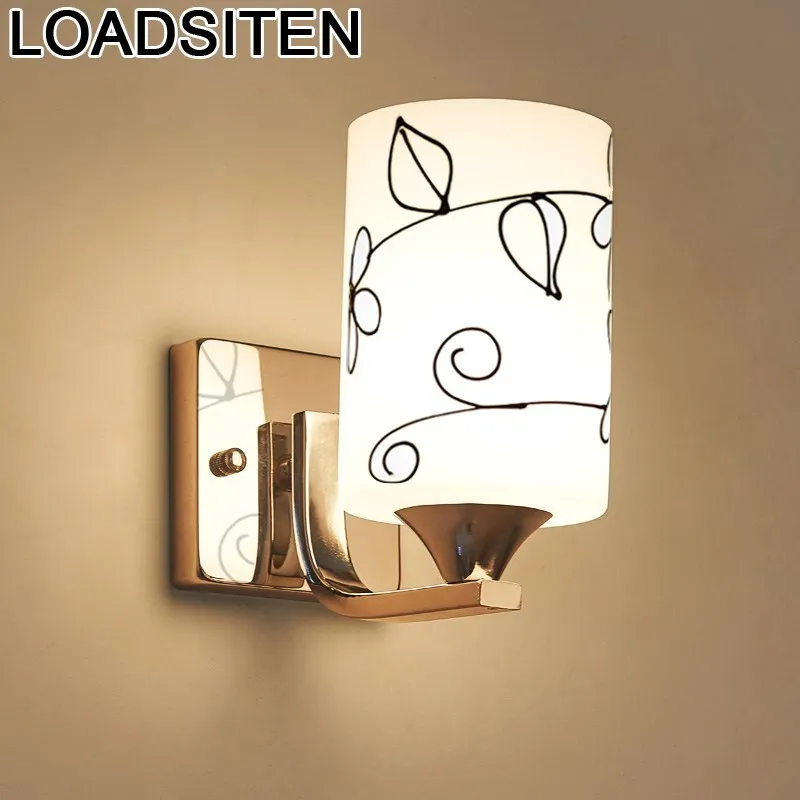 Для Wandlampen Candeeiro Parede Wandlamp аппликация Murale светильник Lampara де интерьер Aplique Luz сравнению стены спальня свет