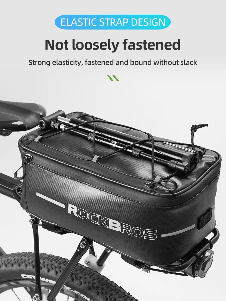 Bicycle Rear Seat Bag Bicycle Rear Bags Waterproof Cycling Travel Trunk Bag Seat