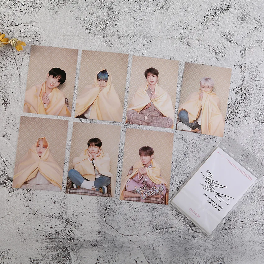 KPOP Bangtan Boys плакат альбом карта души: PERSONA Бумага ломо карты Фирменная карточка HD Фотокарта Suga Jungkook 4 шт./7 шт./компл