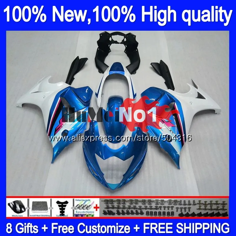 GSXF-650 для SUZUKI GSXF650 08 09 10 2011 2012 2013 24MC. 96 GSX650F GSXF 650 2008 2009 2010 11 12 14 перламутровый синий обтекатели - Цвет: No. 1