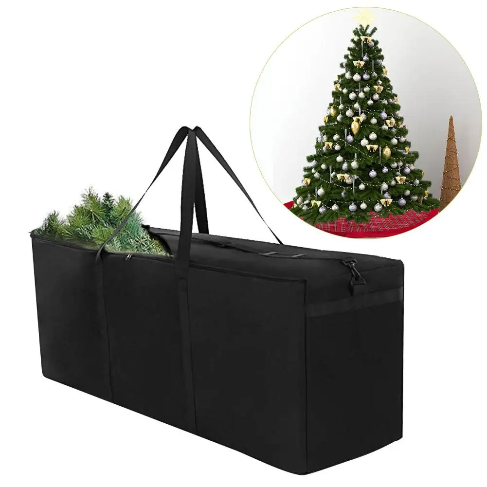 

600D Oxford Fabric Christmas Tree Storage Bag Waterproof Dustproof Garden Furniture Cushion Home Storage Bag Organizer