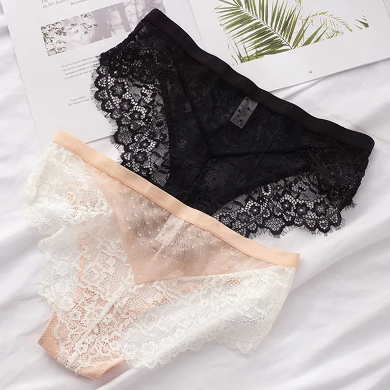 1/2 шт. сексуальное нижнее белье для женщин прозрачные трусики с низкой талией