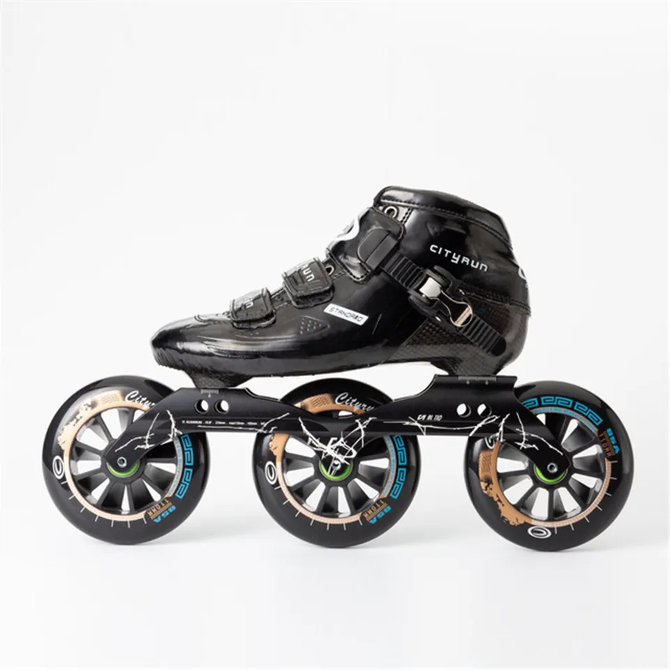CITYRUN Vulcan Inline Speed Skates Professional Skate Shoes 3 Wheels