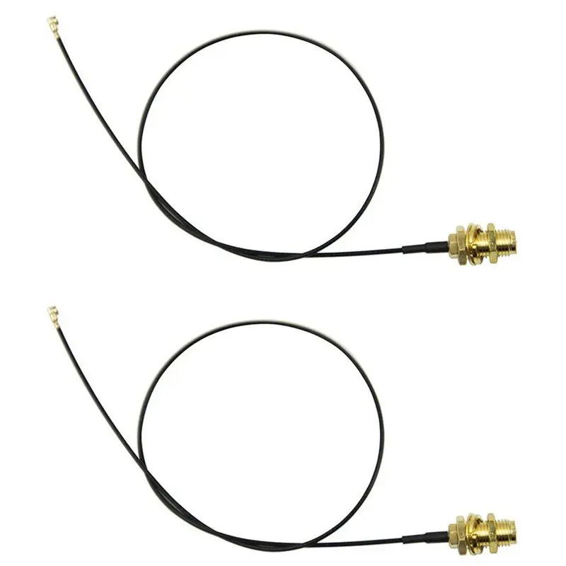 2 x 6dBi 2,4 ГГц 5 ГГц Двухдиапазонная WiFi RP-SMA антенна+ 2x35 см U. fl/кабель IPEX