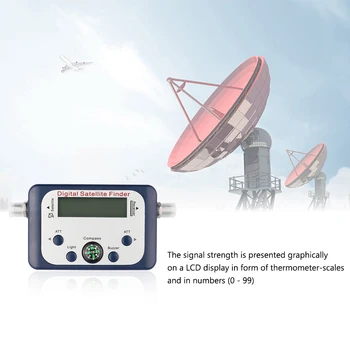 

Universal GSF-9506 Digital Sat Finder TV Signal Satellite Finder Mini Antenna Signal Amplifier with LCD Screen Display For TV
