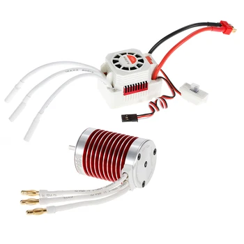 

Waterproof Metal F540 3930KV 4370KV Brushless Motor & 45A ESC Electric Part Kit for RC Car 1/10 1/12 Rock Desert Climbing Cars