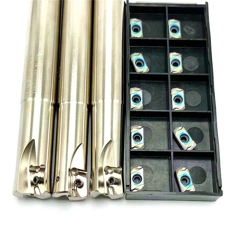 

EXNO3R Open rough fast feed high speed CNC machining center Milling Tool holder+For LNMU0303ZER Milling inserts Lathe tool