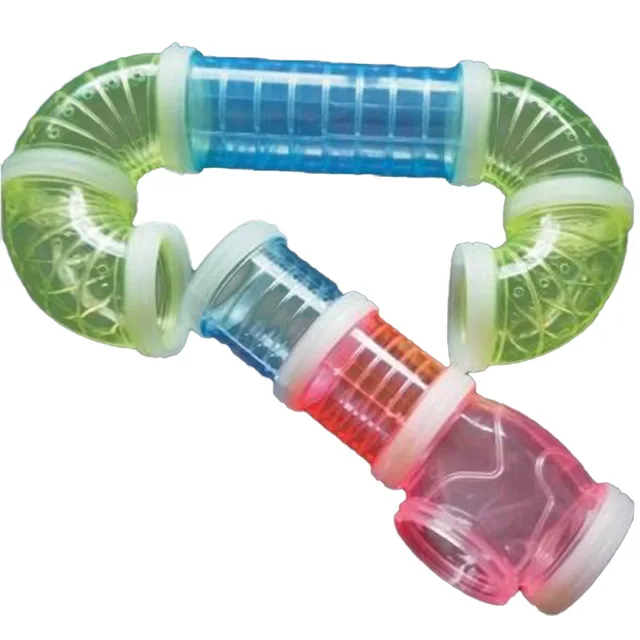 2019 Hot Sell Multi-Style Hamster Tunnel Fittings Transparent Acrylic Cage Hamster Accessories Cheap Small Pet Toys