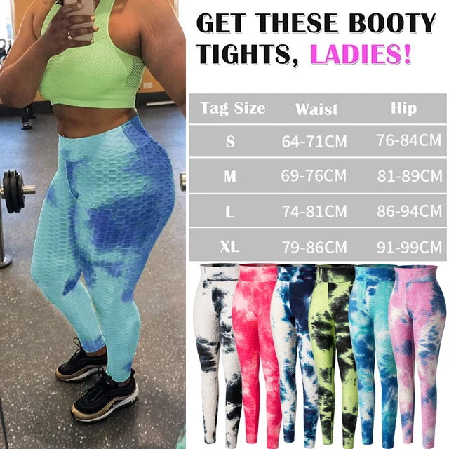 Buy Hertiiy Scrunch Butt Leggings for Women Booty Lifting Workout Leggings  High Waist Yoga Pants (Black White,L) at