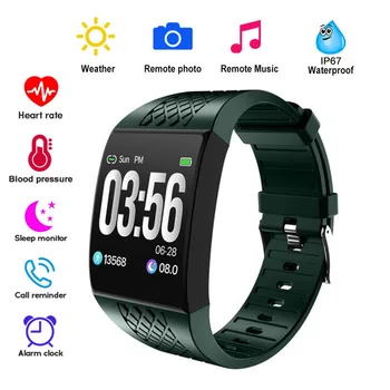 

Smart Wristbands Fitness Bracelet Tracker Large Curved Screen Remote Control Camera Music Smart Band Watch Ergonomic Design New