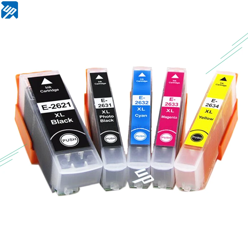 10PCS (2SETS)  Ink Cartridge Compatible for XP-600 XP-700 XP-510 XP615 XP610 XP605 xp600 xp800 XP620 XP625 T2621 T2601 26/26XL