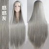 Long Straight Cosplay Wig Blonde Blue Red Pink Grey Purple 20 color Hair for Party 100CM Synthetic cosplay Wigs for Women BUQI ► Photo 2/6