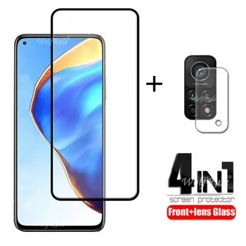 4 En 1 para Xiaomi Mi 10T Pro 5G vidrio para Mi 10T Pro 5G Protector de pantalla de vidrio templado para Mi 10T Pro 5G lente de vidrio