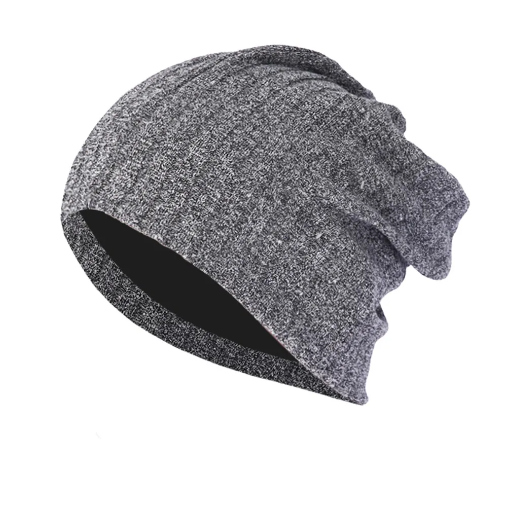 Женская и мужская зимняя Лыжная шапочка шапка бини muts כבbonnet bonnet капот czapka zimowa вязаная шапка зимняя Двойная Толстая теплая наушники Skullies# H