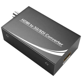 

HDMI to SDI Converter HDMI to 3G/HD/SD-SDI Signal Adapter 1080P HD o and Video Synchronization(EU Plug)