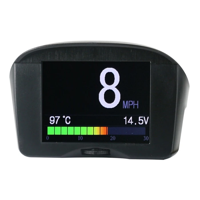 Автомобиль OBD HUD система Предупреждение о превышении скорости лобового стекла напряжения сигнализации Измеритель температуры F-Best
