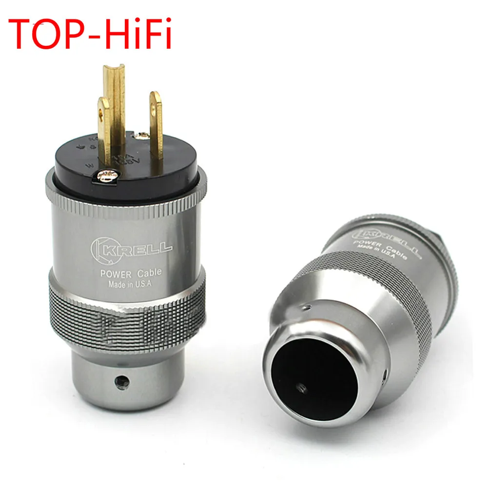 

Штепсельная вилка переменного тока с позолоченным штекером Hi-Fi, медный, Hi-EndAudio, для шнура питания IEC, для самостоятельной сборки