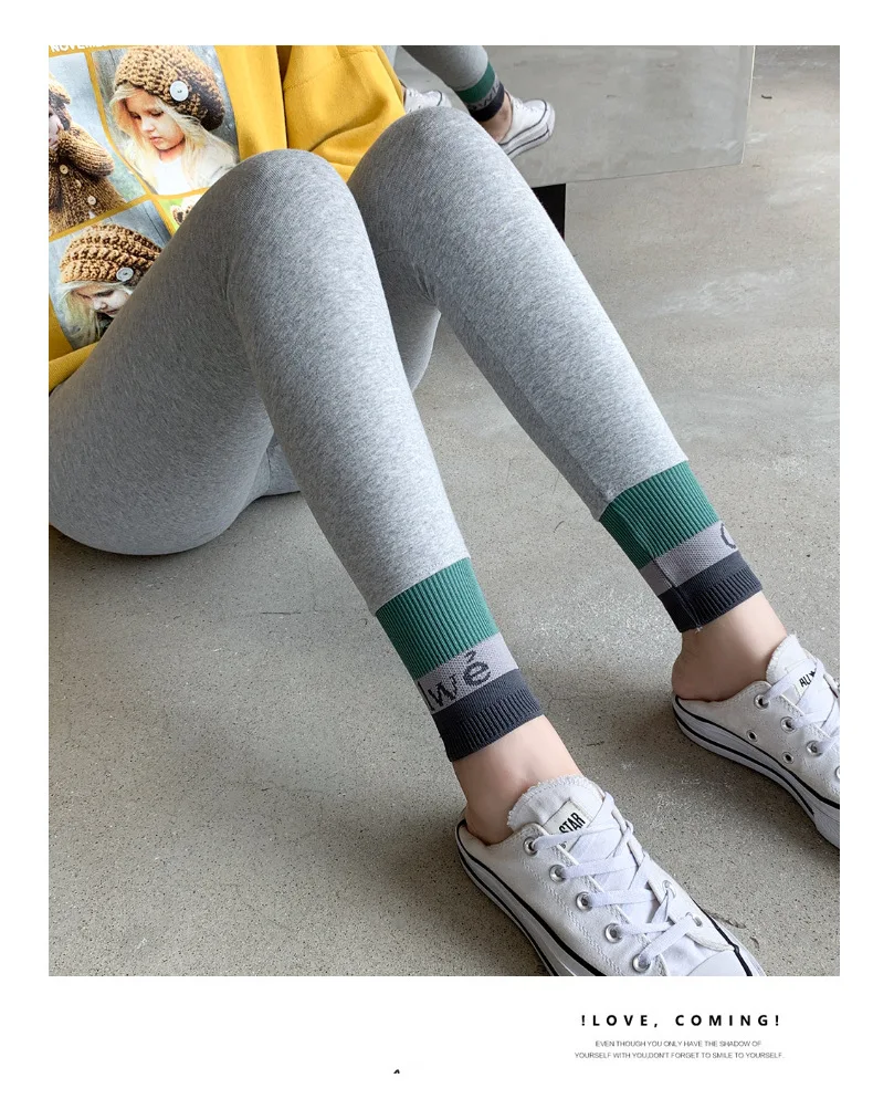 grey leggings BIVIGAOS New Vertical Thread Workout Leggings TNNT Letter Embroidery Sport Legging Pants Women Korean Thin High Waist Leggings thermal leggings