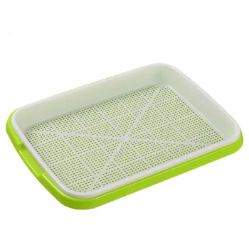 

Hydroponics Double Layer Arc Plastic Seedling Tray Wall-mounted Green Tray Soilless Cultivation For Gardening Bonsai Cat Grass