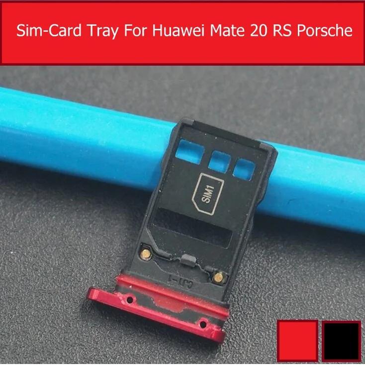 Сим-карты лоток Адаптеры для Huawei Mate 20 RS Porsche слот сим-карты держатель Гнездо