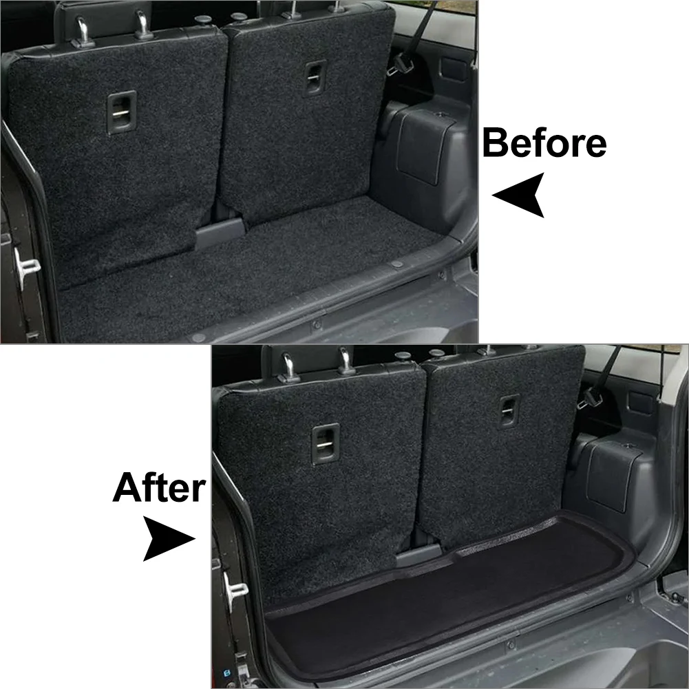 Car Cargo Liner Boot Tray Rear Trunk Cover Matt Mat Floor Carpet Kick Pad For SUZUKI JIMNY 1998-2015 car mats accessories,car carpet patches