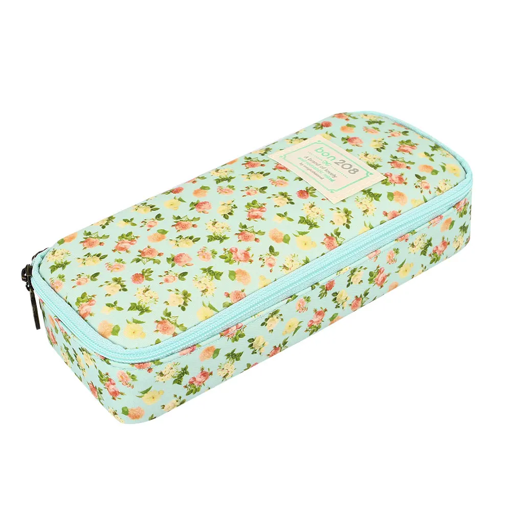 

Pen Box Pencil Case Storage Pouch Polyester Furl Protection Student Durable Supplies Stationery Gifts School Cute