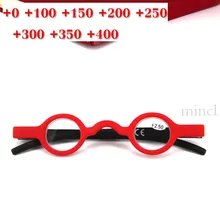 Новые модные очки для чтения, маленькие круглые очки для чтения, ретро очки для женщин и мужчин, очки для дальнозоркости с коробкой NX