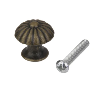 

10 MINI ROUND ANTIQUE DRAWER WARDROBE KITCHEN CUPBOARD CABINET HANDLE KNOB