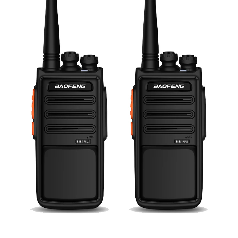 2 шт. BaoFeng BF-888S Plus Walkie Talkie с 16CH увеличенной батареей и более четким голосом большой дальности двухстороннее радио