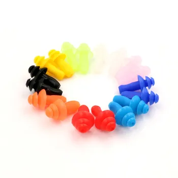 

20PCS Soft Anti-Noise Ear Plug Sound Insulation Waterproof Silicone Swim Earplugs Ear Protection Earplugs Sleeping Plugs