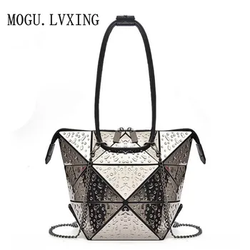 

2020 fashion new handbag European and American rhombic deformation handbags Designer Variety laser bag shoulder bag